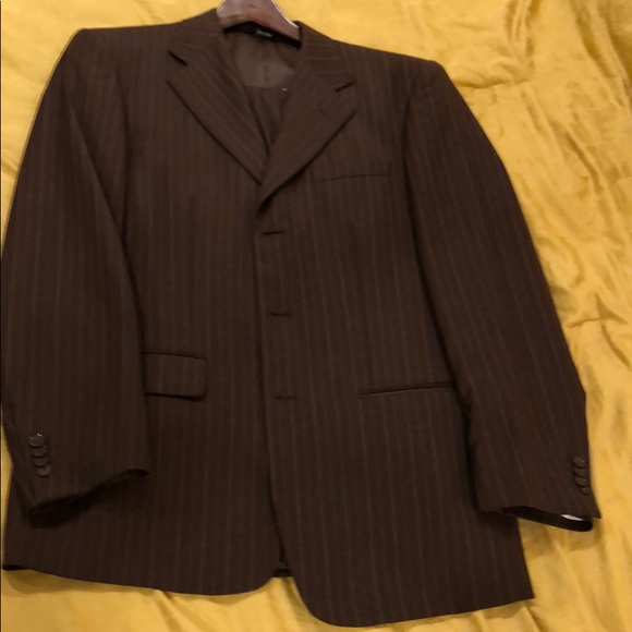Brown Palasso Suit - Picture 1 of 6